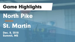 North Pike  vs St. Martin  Game Highlights - Dec. 8, 2018