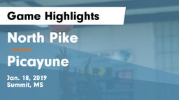North Pike  vs Picayune  Game Highlights - Jan. 18, 2019