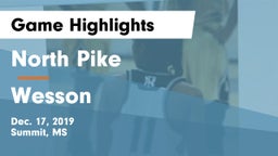 North Pike  vs Wesson  Game Highlights - Dec. 17, 2019