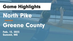 North Pike  vs Greene County  Game Highlights - Feb. 13, 2023