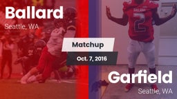 Matchup: Ballard  vs. Garfield  2016
