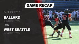 Recap: Ballard  vs. West Seattle  2016