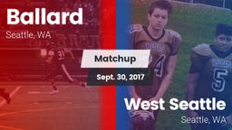 Matchup: Ballard  vs. West Seattle  2017