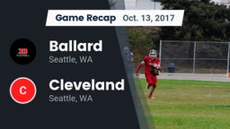 Recap: Ballard  vs. Cleveland  2017
