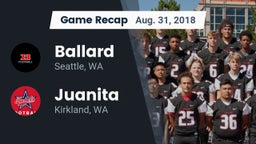 Recap: Ballard  vs. Juanita  2018