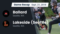 Recap: Ballard  vs. Lakeside  (Seattle) 2018