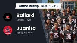 Recap: Ballard  vs. Juanita  2019