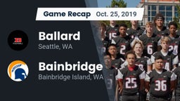 Recap: Ballard  vs. Bainbridge  2019