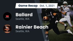 Recap: Ballard  vs. Rainier Beach  2021