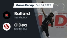 Recap: Ballard  vs. O'Dea  2022