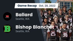 Recap: Ballard  vs. Bishop Blanchet  2022