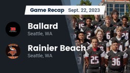 Recap: Ballard  vs. Rainier Beach  2023