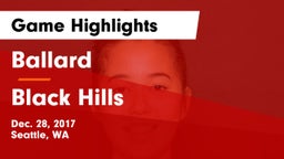 Ballard  vs Black Hills  Game Highlights - Dec. 28, 2017
