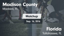 Matchup: Madison County High  vs. Florida  2016