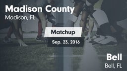 Matchup: Madison County High  vs. Bell  2016