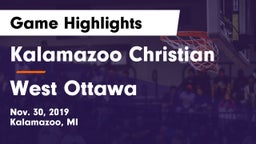 Kalamazoo Christian  vs West Ottawa Game Highlights - Nov. 30, 2019