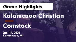 Kalamazoo Christian  vs Comstock  Game Highlights - Jan. 14, 2020