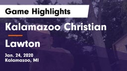 Kalamazoo Christian  vs Lawton  Game Highlights - Jan. 24, 2020