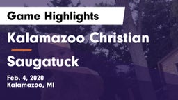 Kalamazoo Christian  vs Saugatuck Game Highlights - Feb. 4, 2020