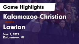 Kalamazoo Christian  vs Lawton  Game Highlights - Jan. 7, 2022