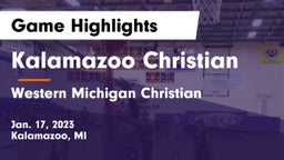 Kalamazoo Christian  vs Western Michigan Christian  Game Highlights - Jan. 17, 2023
