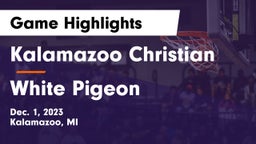 Kalamazoo Christian  vs White Pigeon  Game Highlights - Dec. 1, 2023