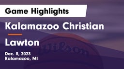 Kalamazoo Christian  vs Lawton  Game Highlights - Dec. 8, 2023
