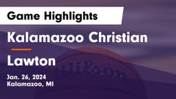 Kalamazoo Christian  vs Lawton  Game Highlights - Jan. 26, 2024