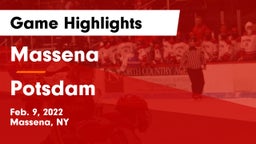 Massena  vs Potsdam  Game Highlights - Feb. 9, 2022