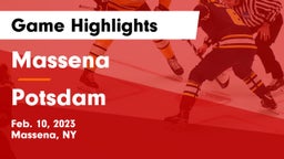 Massena  vs Potsdam  Game Highlights - Feb. 10, 2023