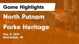 North Putnam  vs Parke Heritage  Game Highlights - Feb. 8, 2022