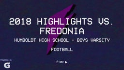 Humboldt football highlights 2018 Highlights vs. Fredonia