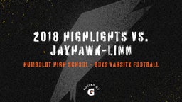 Humboldt football highlights 2018 Highlights vs. Jayhawk-Linn