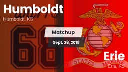 Matchup: Humboldt  vs. Erie  2018
