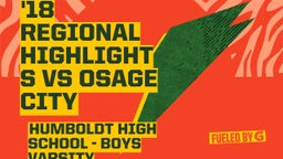 Humboldt football highlights '18 Regional Highlights vs Osage City