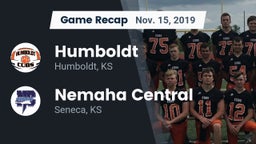 Recap: Humboldt  vs. Nemaha Central  2019