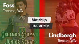Matchup: Foss  vs. Lindbergh  2016