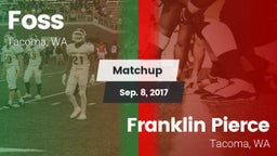 Matchup: Foss  vs. Franklin Pierce  2017