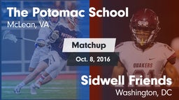 Matchup: Potomac   vs. Sidwell Friends  2016