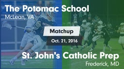 Matchup: Potomac   vs. St. John's Catholic Prep  2016