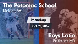 Matchup: Potomac   vs. Boys Latin  2016