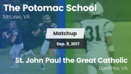 Matchup: Potomac   vs.  St. John Paul the Great Catholic  2017
