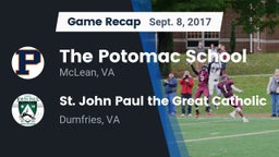 Recap: The Potomac School vs.  St. John Paul the Great Catholic  2017