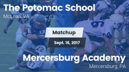 Matchup: Potomac   vs. Mercersburg Academy 2017