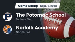 Recap: The Potomac School vs. Norfolk Academy 2018