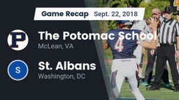 Recap: The Potomac School vs. St. Albans  2018