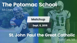 Matchup: Potomac   vs.  St. John Paul the Great Catholic  2019
