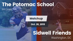 Matchup: Potomac   vs. Sidwell Friends  2019