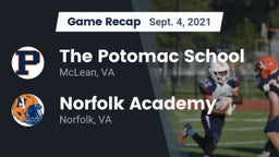 Recap: The Potomac School vs. Norfolk Academy 2021