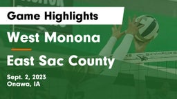 West Monona  vs East Sac County  Game Highlights - Sept. 2, 2023